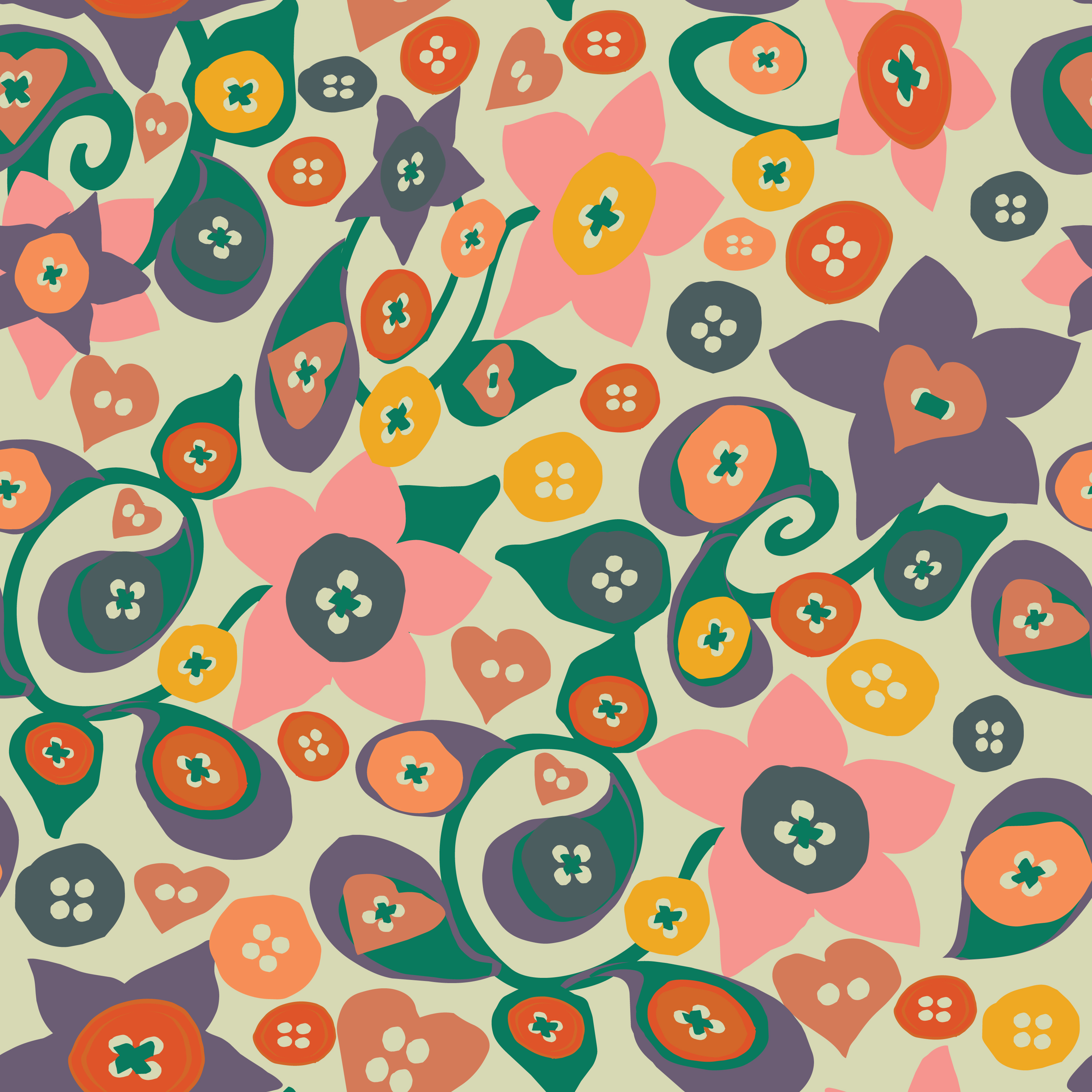Floral Buttons, Original
